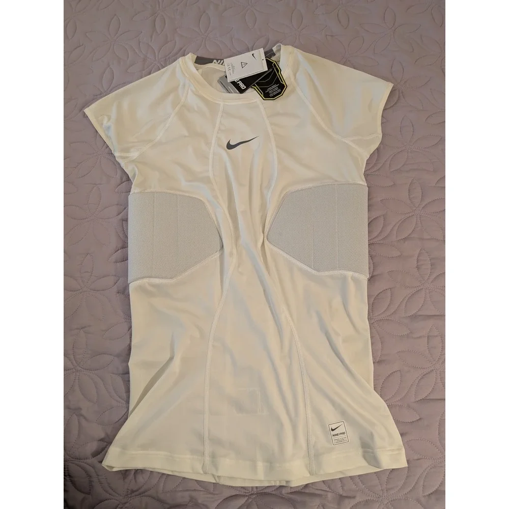 White Nike Pro Hyperstrong‎ XL